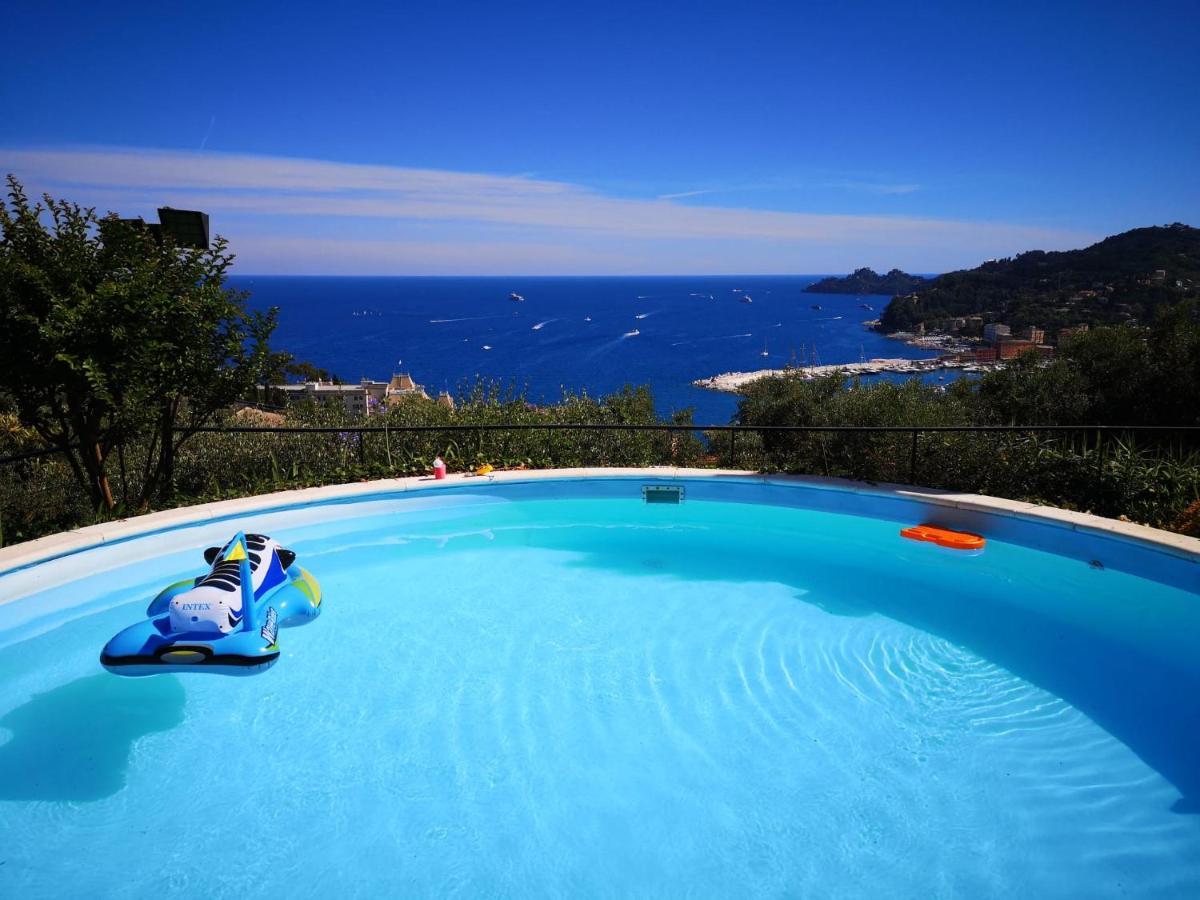 L'Uliveto Di Santa Con Piscina Villa Санта-Маргерита-Лигуре Екстериор снимка